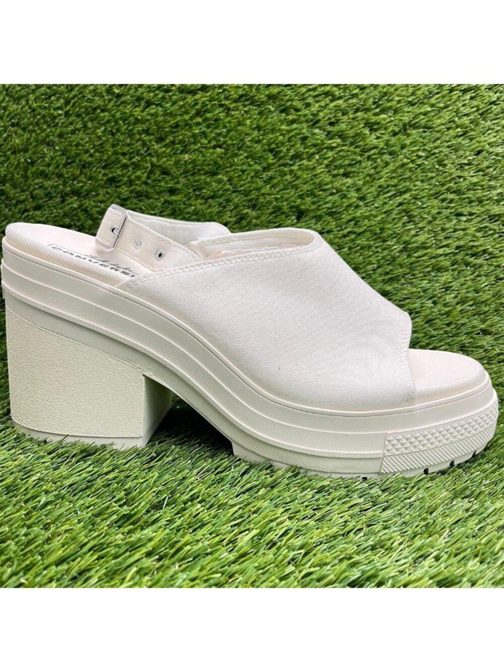 Converse Chuck 70 De Luxe Heel Platform Mens Size 11 Womens 13 Slingback Sandals